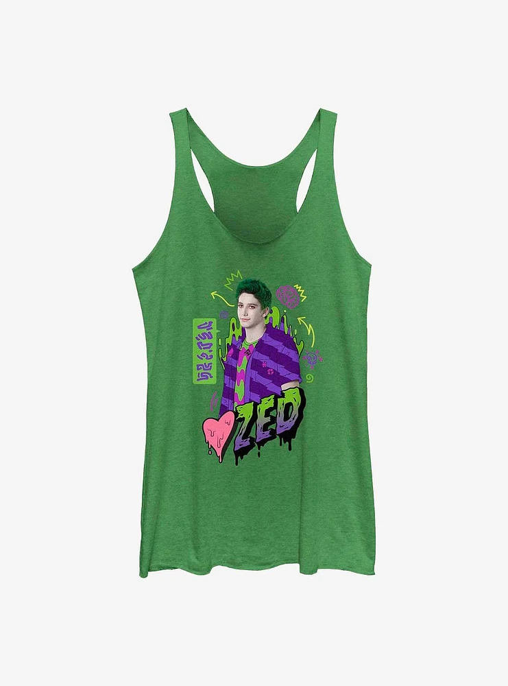 Disney Zombies Love Zed Womens Tank Top