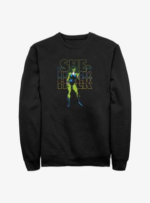 Marvel She-Hulk Name Stack Sweatshirt
