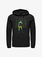 Marvel She-Hulk Name Stack Hoodie