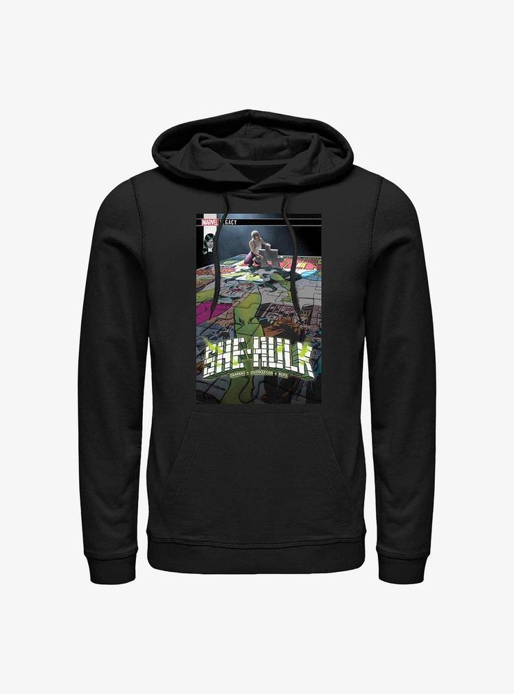 Marvel She-Hulk Legacy Puzzle Comic Hoodie