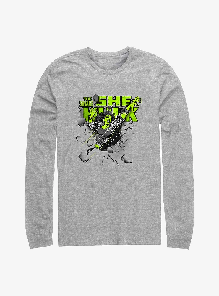 Marvel She-Hulk Breakthrough Long-Sleeve T-Shirt
