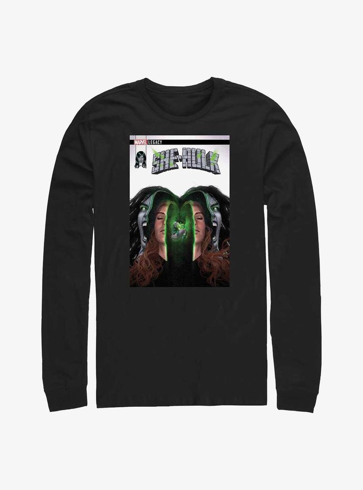 Marvel She-Hulk Inner Hulk Legacy Comic Long-Sleeve T-Shirt