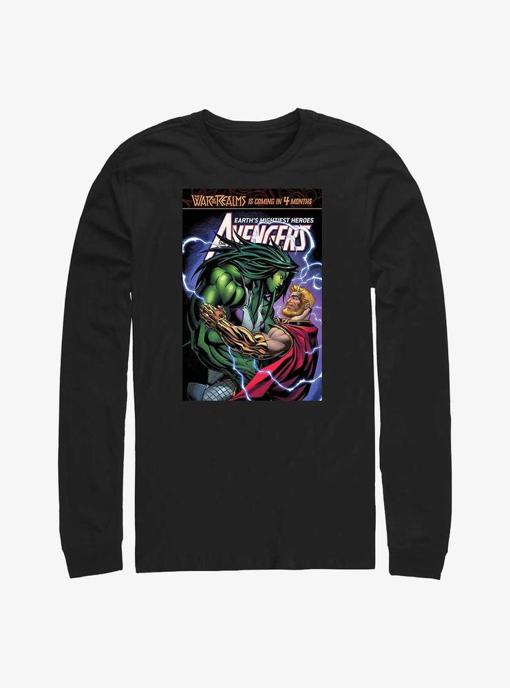 Marvel She-Hulk Avengers Comic Long-Sleeve T-Shirt