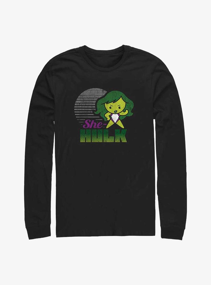 Marvel She-Hulk Kawaii Long-Sleeve T-Shirt