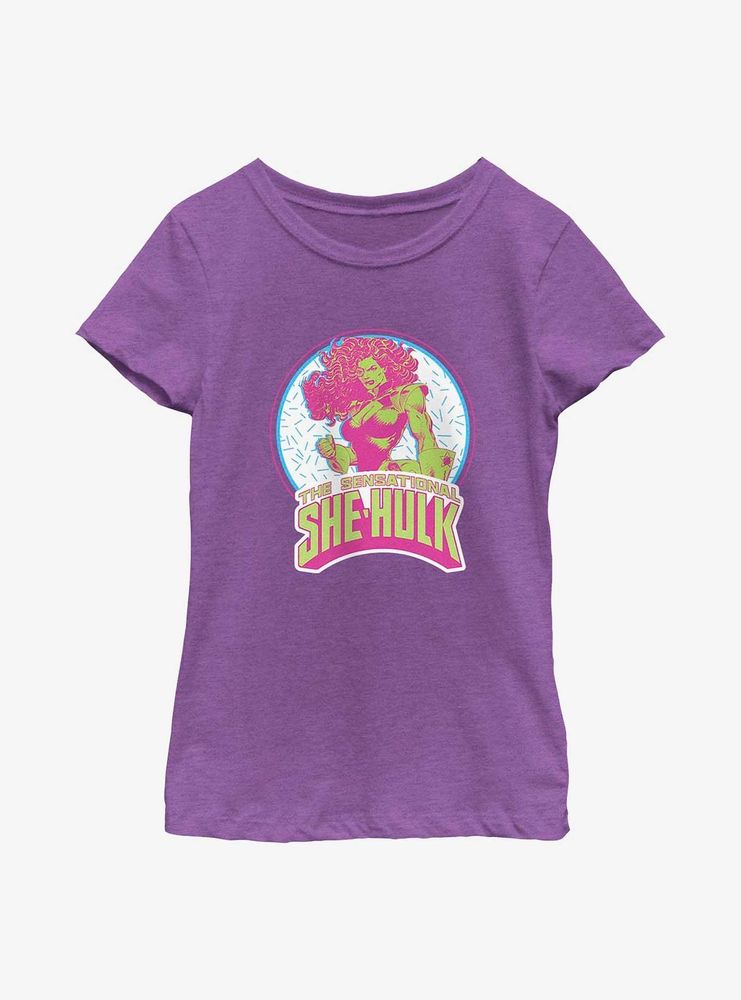 Marvel She-Hulk Sensational Youth Girls T-Shirt