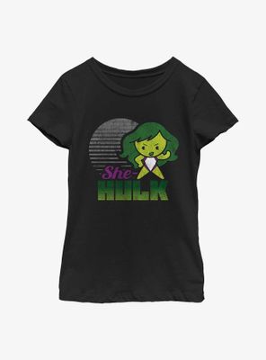 Marvel She-Hulk Kawaii Youth Girls T-Shirt