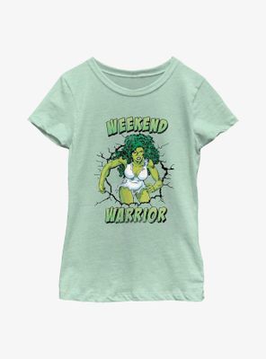 Marvel She-Hulk Weekend Warrior Youth Girls T-Shirt