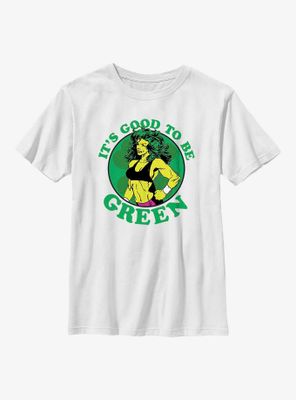 Marvel She-Hulk Good To Be Green Youth T-Shirt