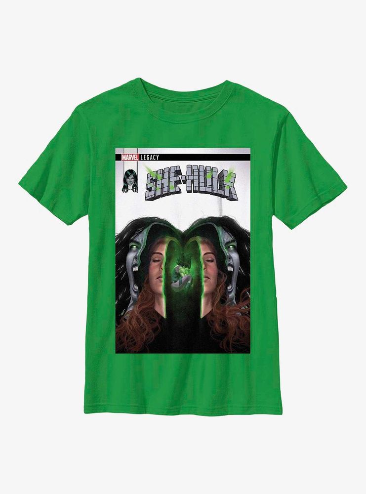 Marvel She-Hulk Inner Hulk Legacy Comic Youth T-Shirt