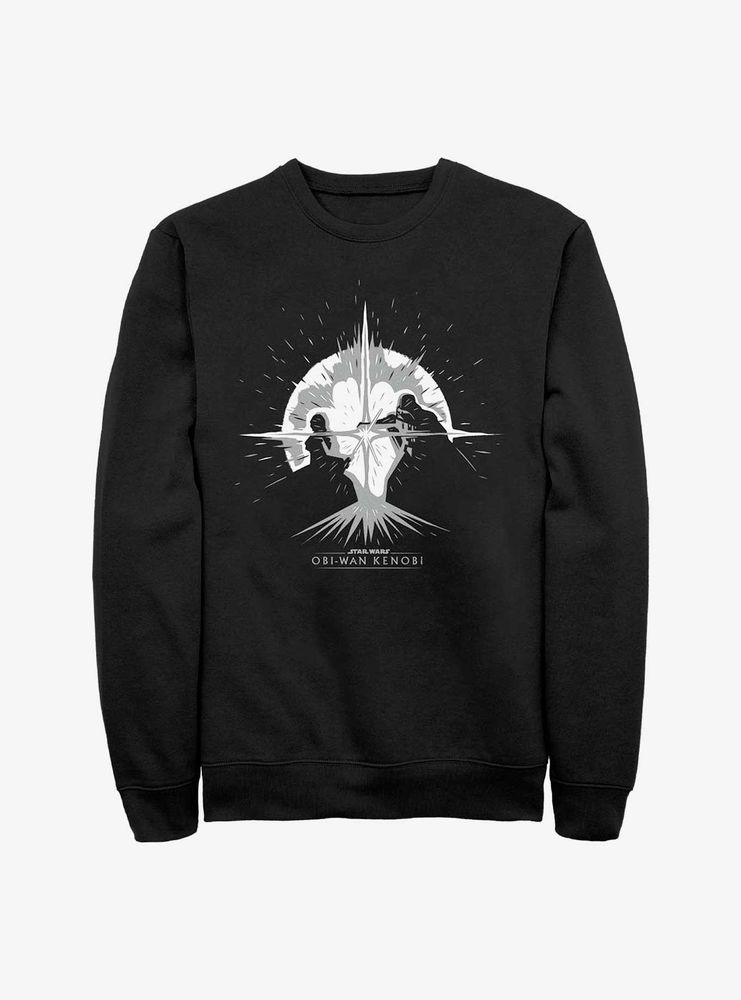 Star Wars Obi-Wan Kenobi Explosive Duel Graphic Sweatshirt