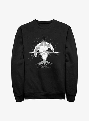 Star Wars Obi-Wan Kenobi Explosive Duel Graphic Sweatshirt