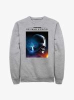 Star Wars Obi-Wan Kenobi Galaxy Fight Vader Helmet Fill Sweatshirt