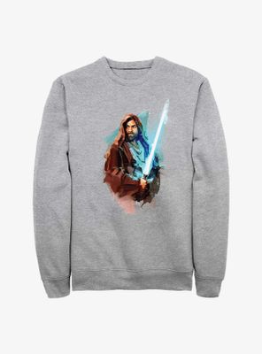 Star Wars Obi-Wan Kenobi Watercolor Style Sweatshirt