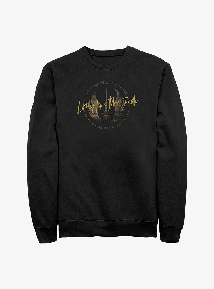 Star Wars Obi-Wan Kenobi Long Live The Jedi Crest Sweatshirt