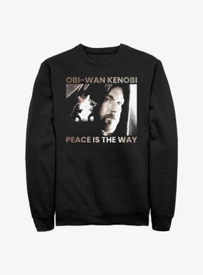 Star Wars Obi-Wan Kenobi Peace Is The Way Sweatshirt