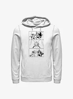 Star Wars Obi-Wan Kenobi Darth Vader Fight Panels Hoodie