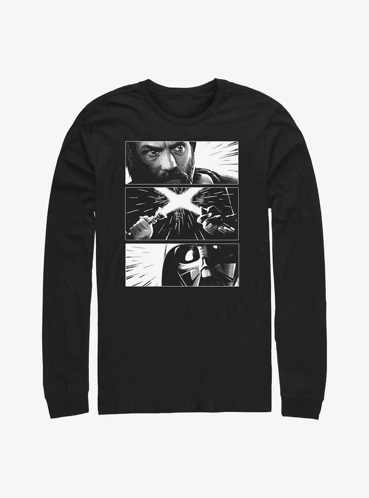 Star Wars Obi-Wan Kenobi Vader Panels Long-Sleeve T-Shirt