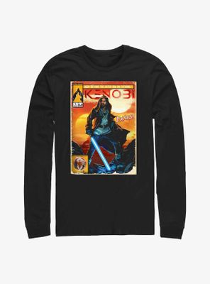 Star Wars Obi-Wan Kenobi Comic Cover Long-Sleeve T-Shirt