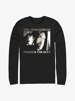 Star Wars Obi-Wan Kenobi Peace Is The Way Long-Sleeve T-Shirt