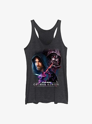 Star Wars Obi-Wan Kenobi Big Face-Off Womens Tank Top