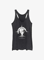 Star Wars Obi-Wan Kenobi Explosive Duel Graphic Womens Tank Top