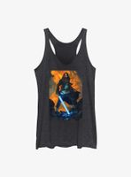 Star Wars Obi-Wan Kenobi Hero Stance Paint Womens Tank Top