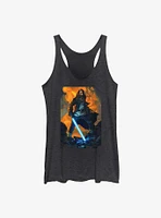 Star Wars Obi-Wan Kenobi Hero Stance Paint Womens Tank Top