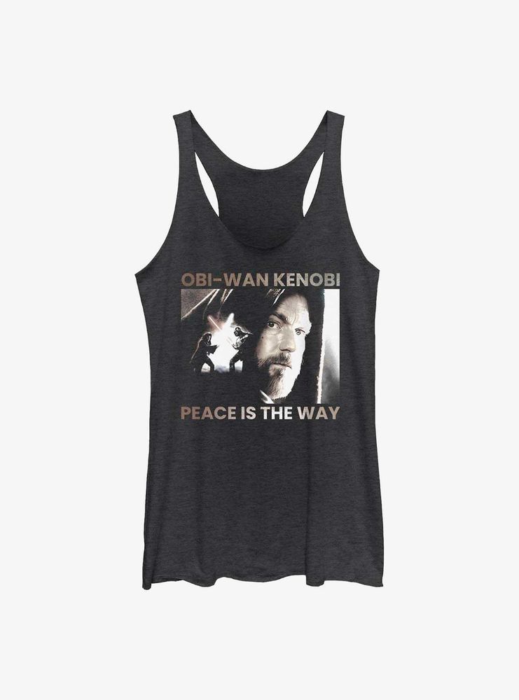 Star Wars Obi-Wan Kenobi Peace Is The Way Womens Tank Top