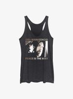 Star Wars Obi-Wan Kenobi Peace Is The Way Womens Tank Top