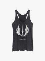 Star Wars Obi-Wan Kenobi Shattered Jedi Logo Womens Tank Top