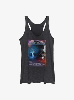 Star Wars Obi-Wan Kenobi Vader Fight Poster Womens Tank Top