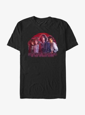 Stranger Things Most Miles Traveled The Upside Down T-Shirt