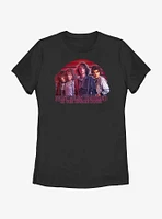 Stranger Things Most Miles Traveled The Upside Down Womens T-Shirt