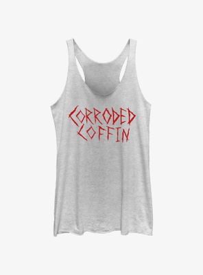 Stranger Things Corroded Coffin Womens Tank Top