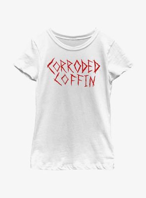 Stranger Things Corroded Coffin Youth Girls T-Shirt