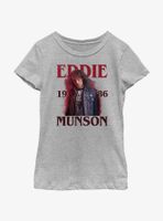 Stranger Things 1986 Eddie Munson Youth Girls T-Shirt