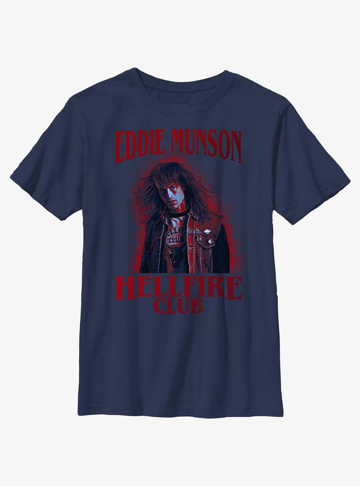 Stranger Things Eddie Munson Color Spray Youth T-Shirt