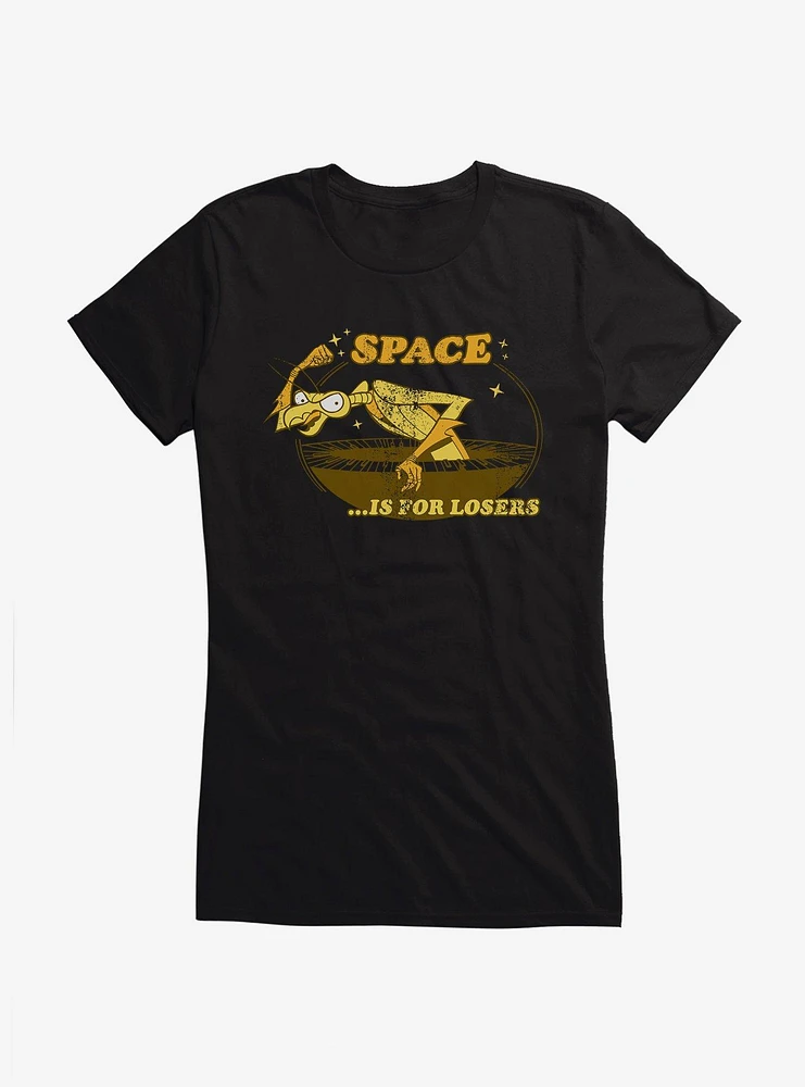 Space Ghost For Losers Girls T-Shirt