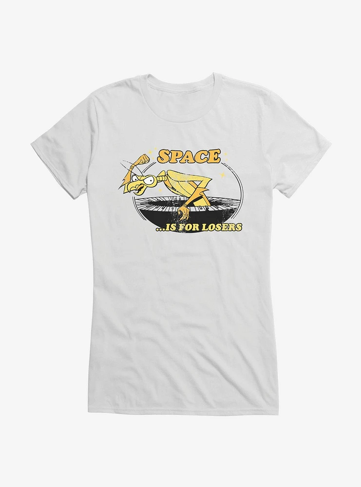 Space Ghost For Losers Girls T-Shirt