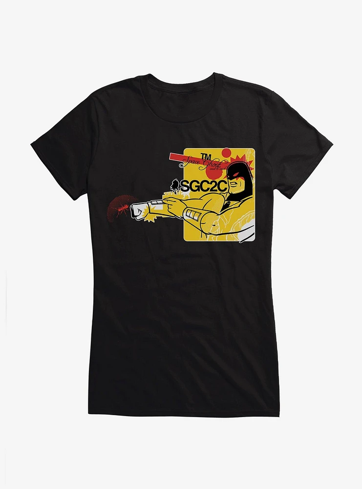 Space Ghost Power Bands Girls T-Shirt