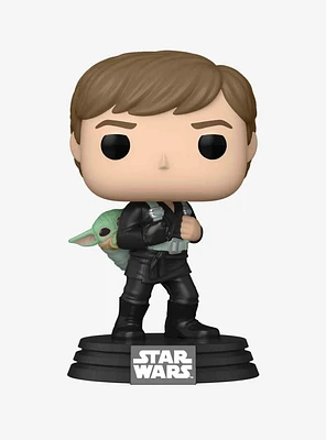 Funko Star Wars The Book Of Boba Fett Pop! Luke Skywalker & Grogu Vinyl Bobble-Head