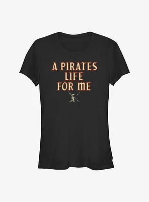 Disney Pirates of the Caribbean A Pirate's Life For Me Girls T-Shirt