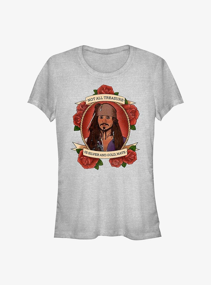 Disney Pirates of the Caribbean Sailor Jack Portrait Girls T-Shirt