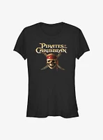 Disney Pirates of the Caribbean Skull Cross Logo Girls T-Shirt