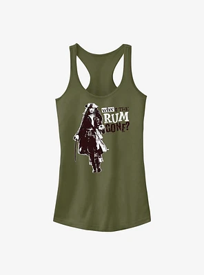 Disney Pirates of The Caribbean Why Is Rum Gone Girls Tank