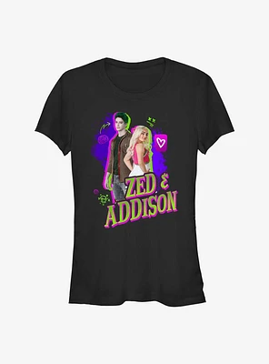 Disney Zombies Zed and Addison Girls T-Shirt