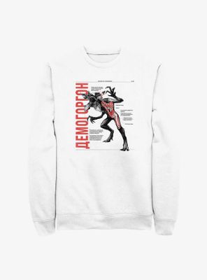 Stranger Things Anatomy Of Demogorgon Sweatshirt