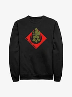 Stranger Things Be Vigilant! Badge Sweatshirt