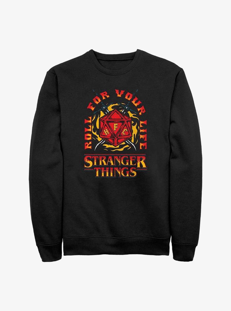 Stranger Things Fire And Dice Sweatshirt