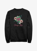 Stranger Things Floral Logo Sweatshirt